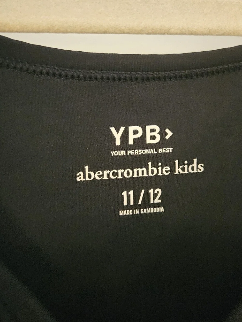 NWOT - Abercrombie Kids YPB - Girls' Black Ruffle Hem Romper Size  11/12